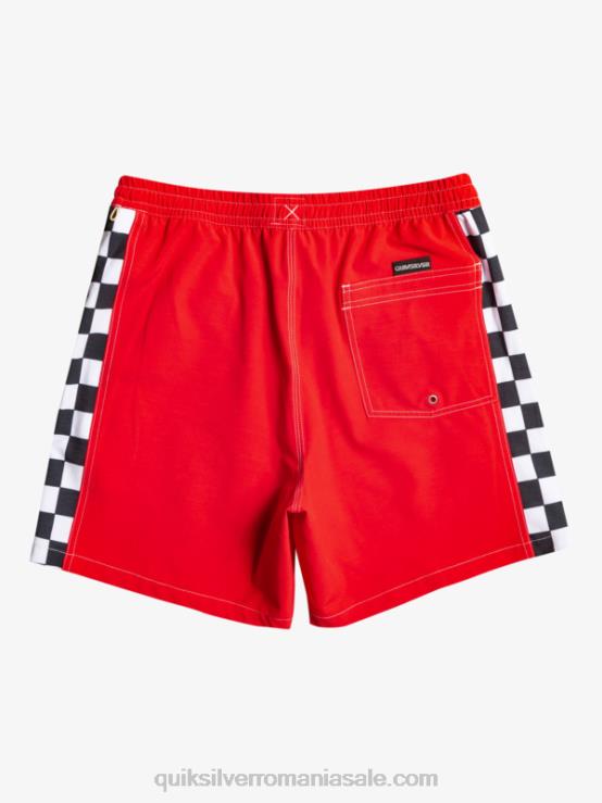 rosu cu risc ridicat arcul original 17 salve XT6B530 bărbați Quiksilver