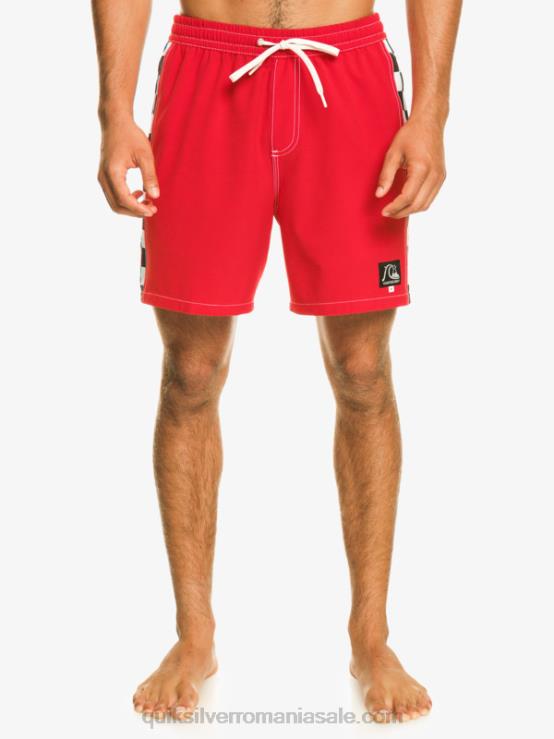 rosu cu risc ridicat arcul original 17 salve XT6B530 bărbați Quiksilver