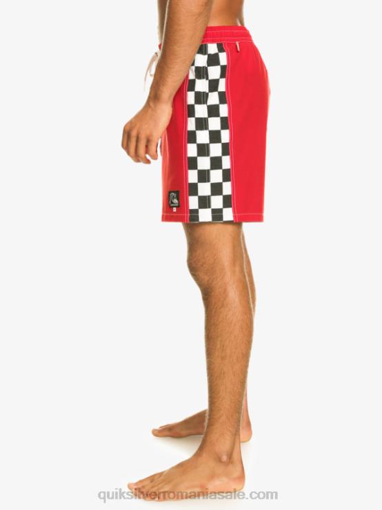 rosu cu risc ridicat arcul original 17 salve XT6B530 bărbați Quiksilver