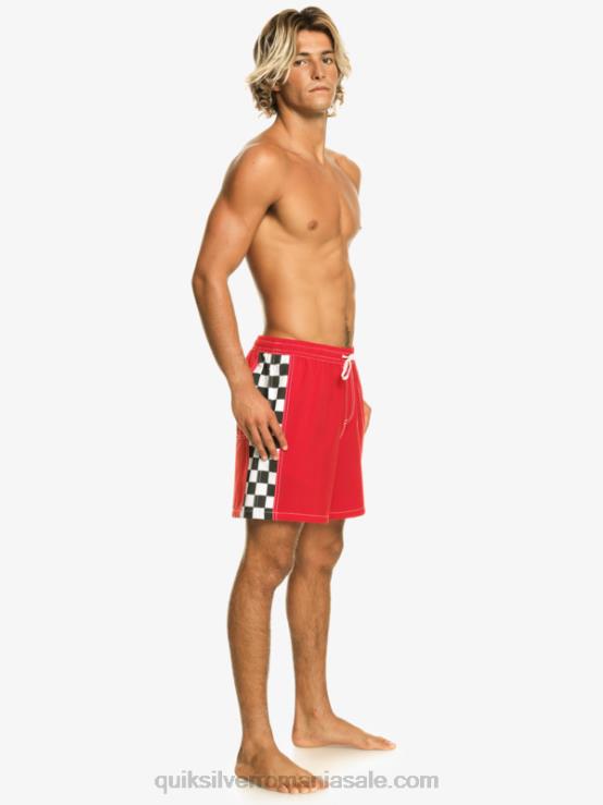 rosu cu risc ridicat arcul original 17 salve XT6B530 bărbați Quiksilver