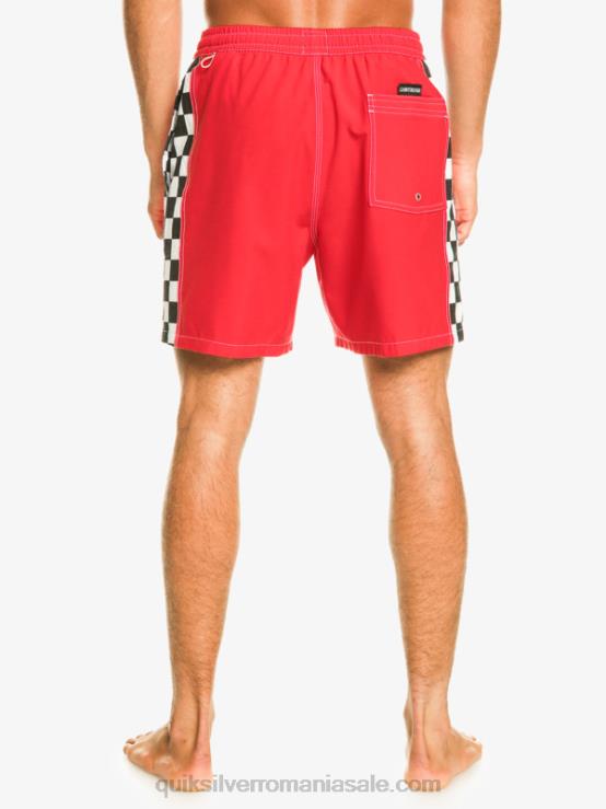 rosu cu risc ridicat arcul original 17 salve XT6B530 bărbați Quiksilver