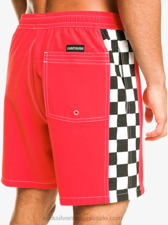 rosu cu risc ridicat arcul original 17 salve XT6B530 bărbați Quiksilver