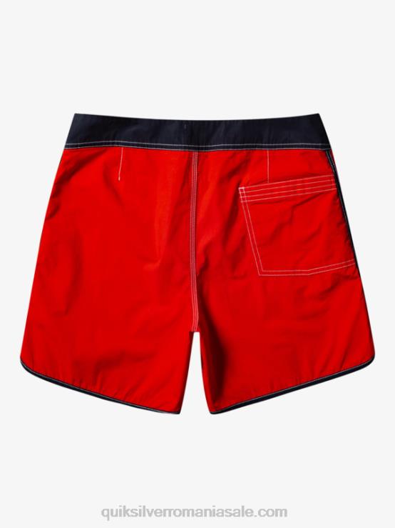 rosu cu risc ridicat boardshorts originali scalllop snap 16 XT6B169 bărbați Quiksilver