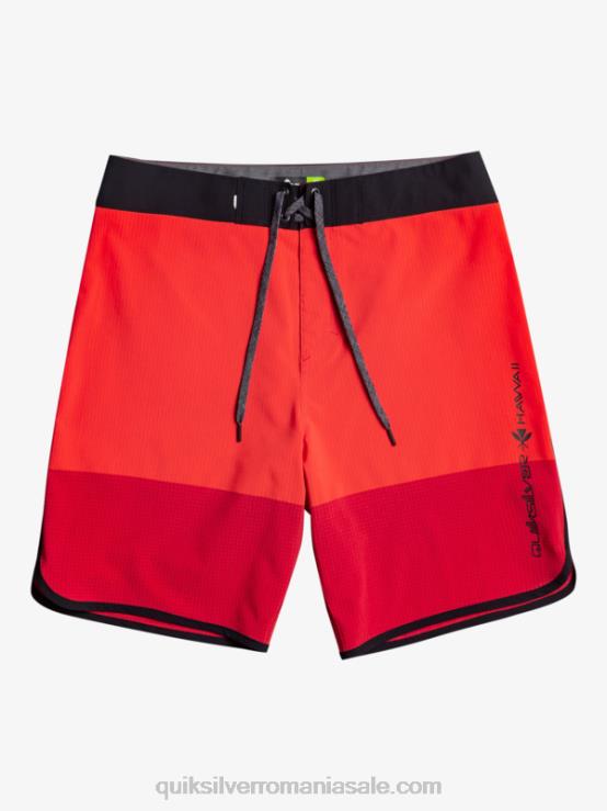 rosu cu risc ridicat highlite scallop 19 boardshorts XT6B32 bărbați Quiksilver