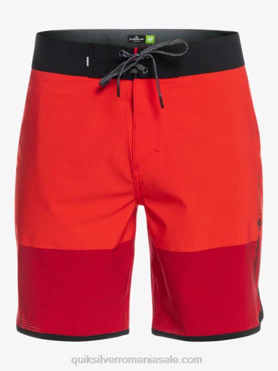 rosu cu risc ridicat highlite scallop 19 boardshorts XT6B32 bărbați Quiksilver
