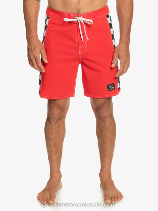 rosu cu risc ridicat original arc 18 boardshorts XT6B176 bărbați Quiksilver