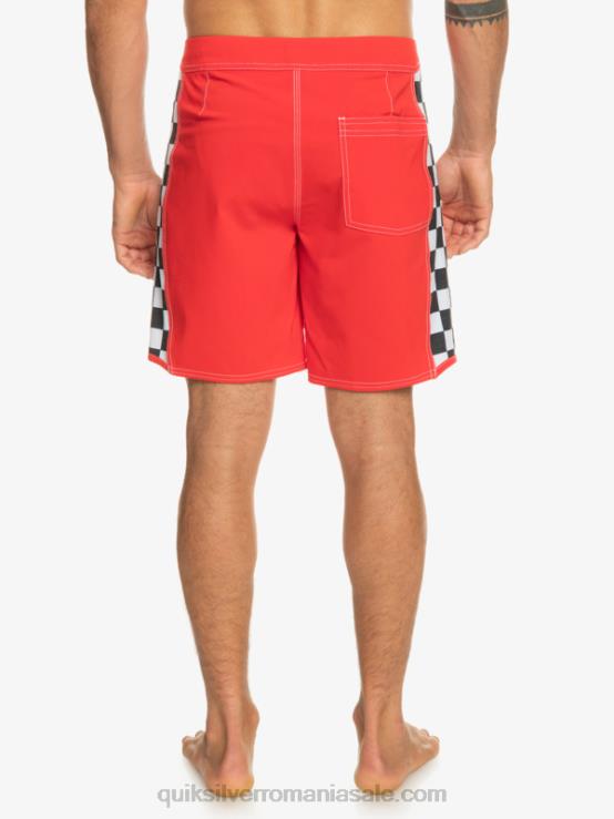 rosu cu risc ridicat original arc 18 boardshorts XT6B176 bărbați Quiksilver