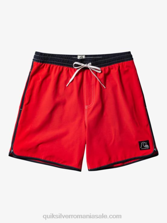 rosu cu risc ridicat scoica originală 17 salve XT6B198 bărbați Quiksilver