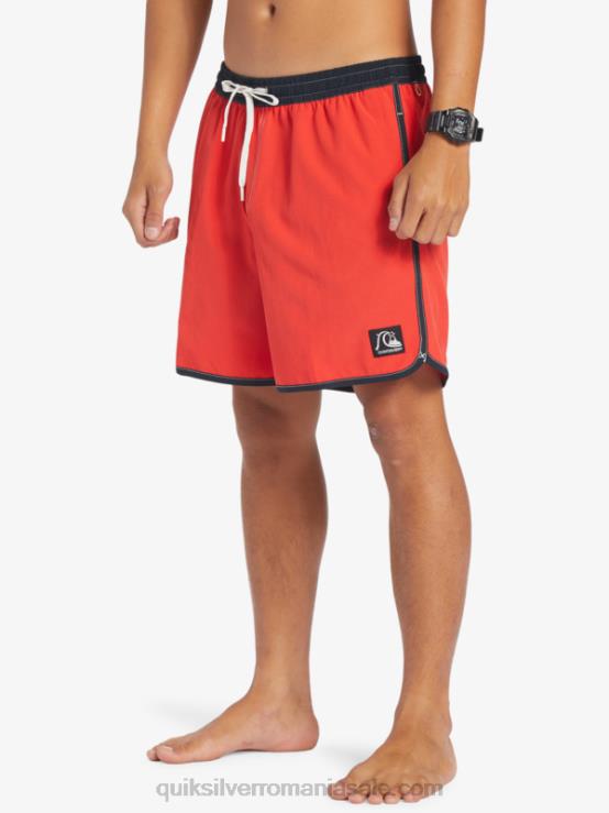 rosu cu risc ridicat scoica originală 17 salve XT6B198 bărbați Quiksilver