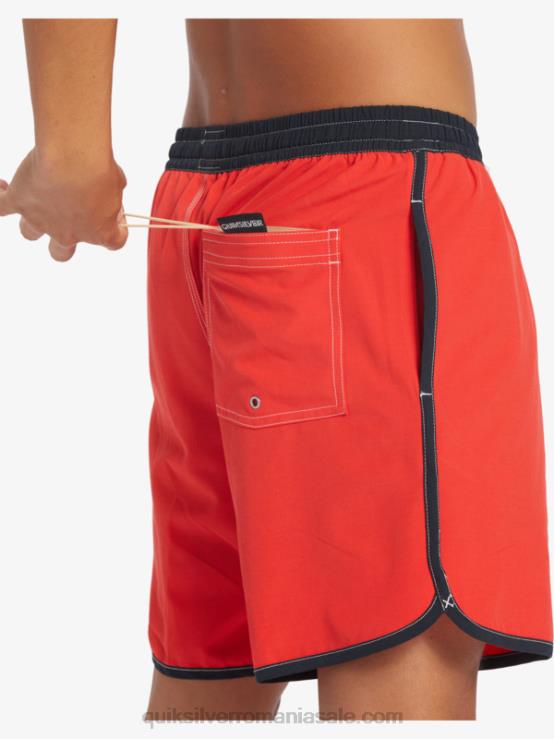 rosu cu risc ridicat scoica originală 17 salve XT6B198 bărbați Quiksilver