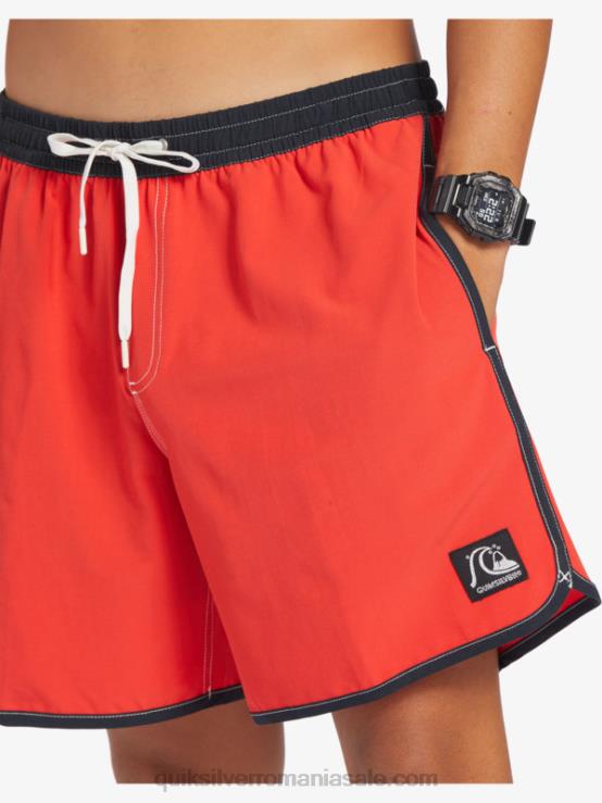 rosu cu risc ridicat scoica originală 17 salve XT6B198 bărbați Quiksilver