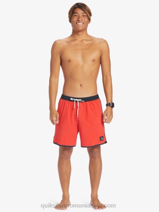 rosu cu risc ridicat scoica originală 17 salve XT6B198 bărbați Quiksilver