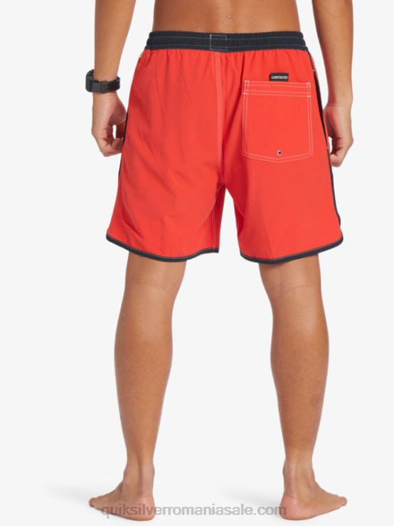 rosu cu risc ridicat scoica originală 17 salve XT6B198 bărbați Quiksilver