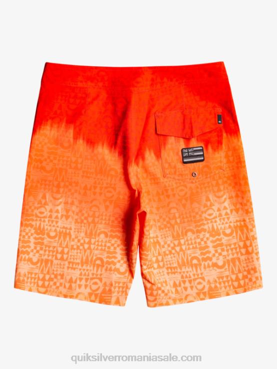 rosu cu risc ridicat surfsilk hawaii homegrown faded 20 boardshorts XT6B1610 bărbați Quiksilver