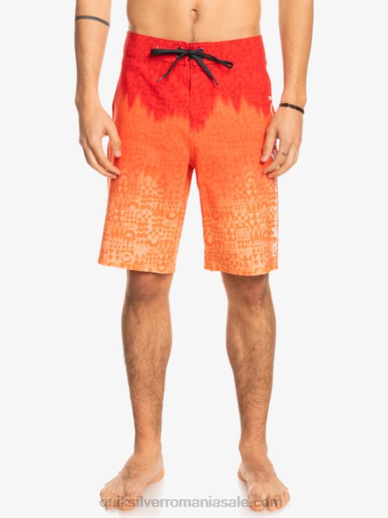 rosu cu risc ridicat surfsilk hawaii homegrown faded 20 boardshorts XT6B1610 bărbați Quiksilver