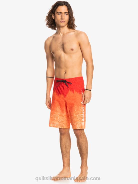 rosu cu risc ridicat surfsilk hawaii homegrown faded 20 boardshorts XT6B1610 bărbați Quiksilver