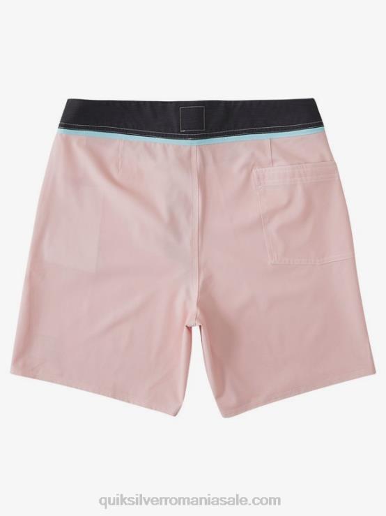 roz moale solid snap 17 boardshorts reciclați XT6B1829 bărbați Quiksilver
