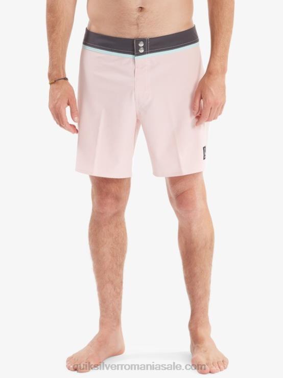roz moale solid snap 17 boardshorts reciclați XT6B1829 bărbați Quiksilver