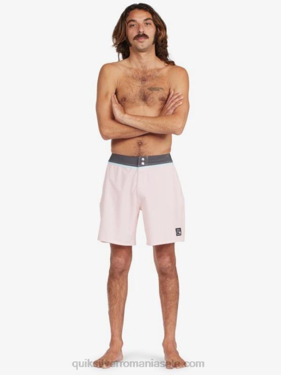 roz moale solid snap 17 boardshorts reciclați XT6B1829 bărbați Quiksilver