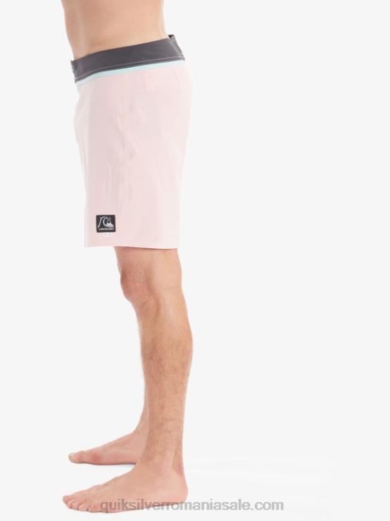 roz moale solid snap 17 boardshorts reciclați XT6B1829 bărbați Quiksilver