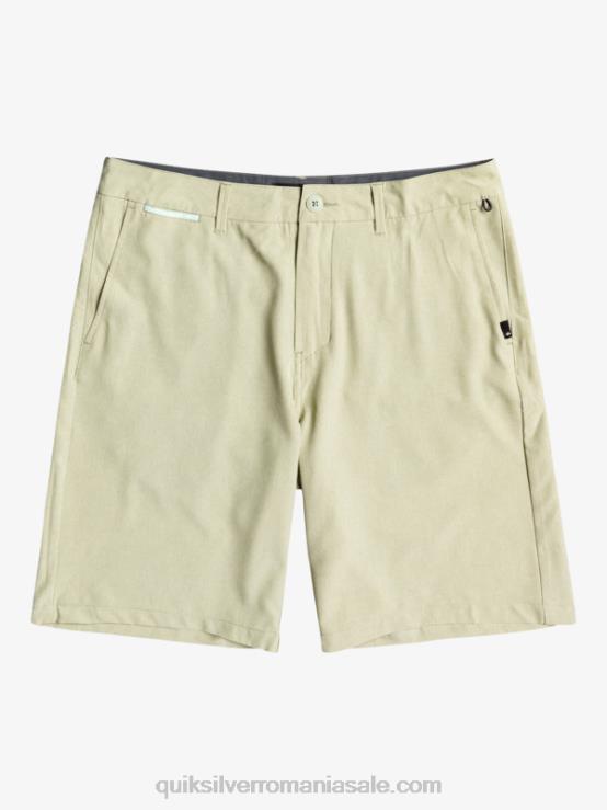salvie de deșert pantaloni scurți hibrid union heather amphibian 20 XT6B1587 bărbați Quiksilver