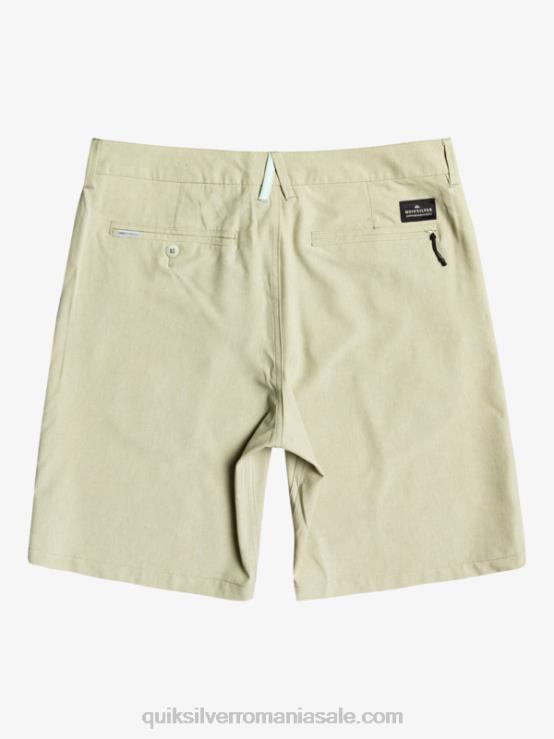 salvie de deșert pantaloni scurți hibrid union heather amphibian 20 XT6B1587 bărbați Quiksilver