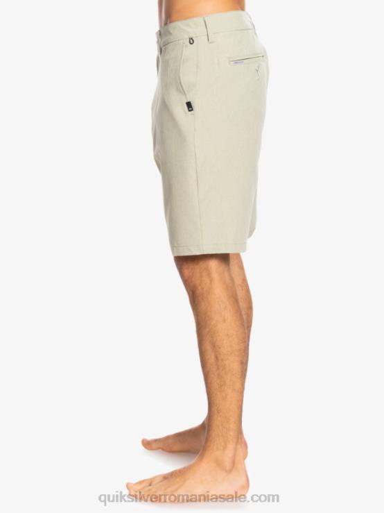 salvie de deșert pantaloni scurți hibrid union heather amphibian 20 XT6B1587 bărbați Quiksilver