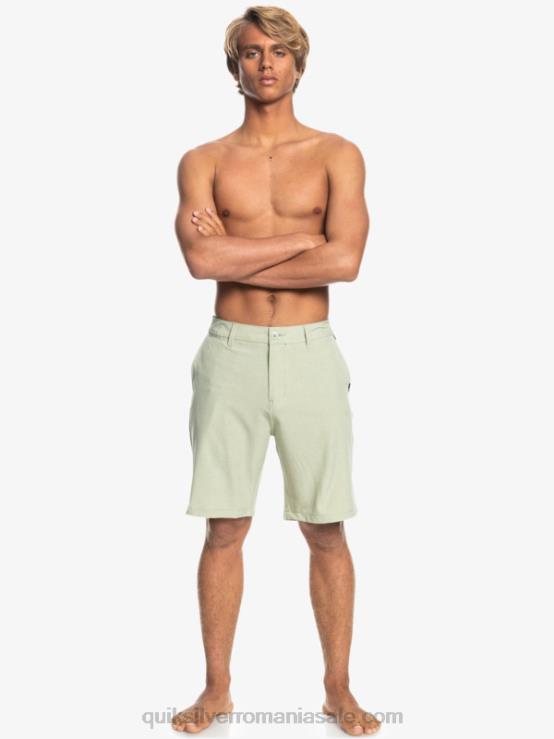salvie de deșert pantaloni scurți hibrid union heather amphibian 20 XT6B1587 bărbați Quiksilver