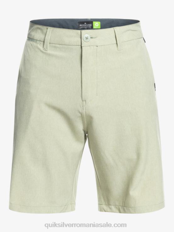 salvie de deșert pantaloni scurți hibrid union heather amphibian 20 XT6B1587 bărbați Quiksilver