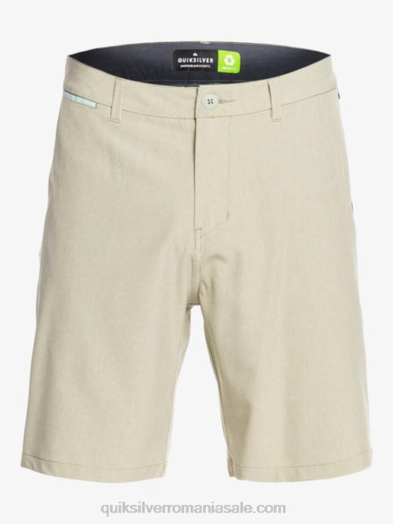 salvie de deșert pantaloni scurți hibrid union heather amphibian 20 XT6B1587 bărbați Quiksilver