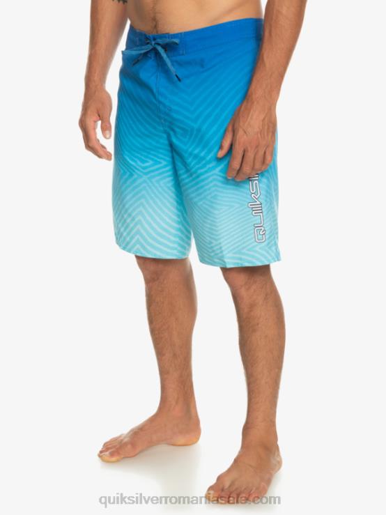 snorkel albastru de zi cu zi warp fade 20 boardshorts XT6B1282 bărbați Quiksilver