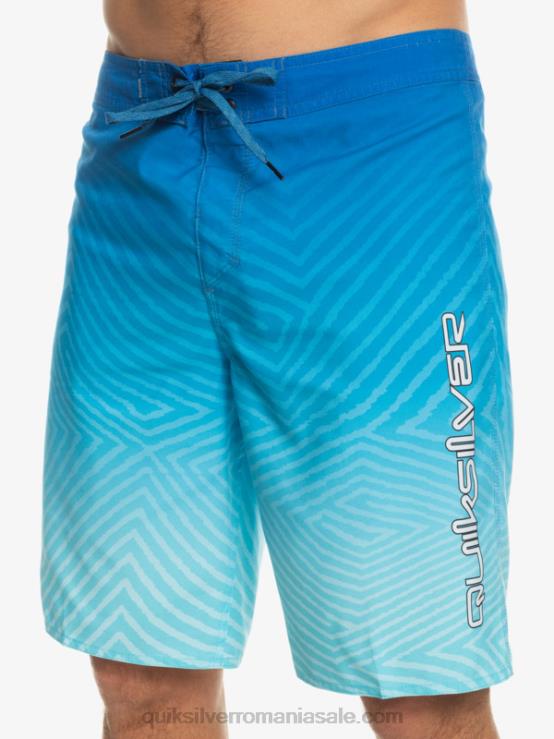 snorkel albastru de zi cu zi warp fade 20 boardshorts XT6B1282 bărbați Quiksilver