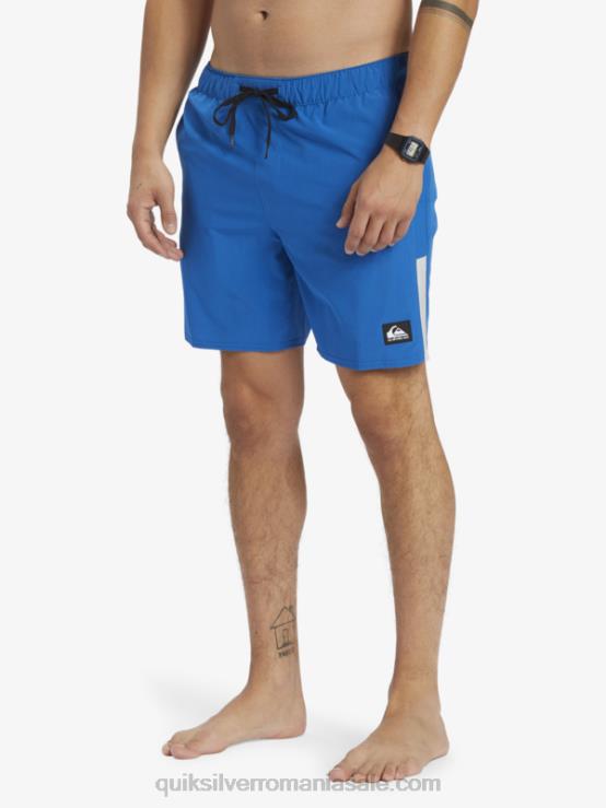 snorkel albastru pantaloni scurți de antrenament omni 17 XT6B795 bărbați Quiksilver