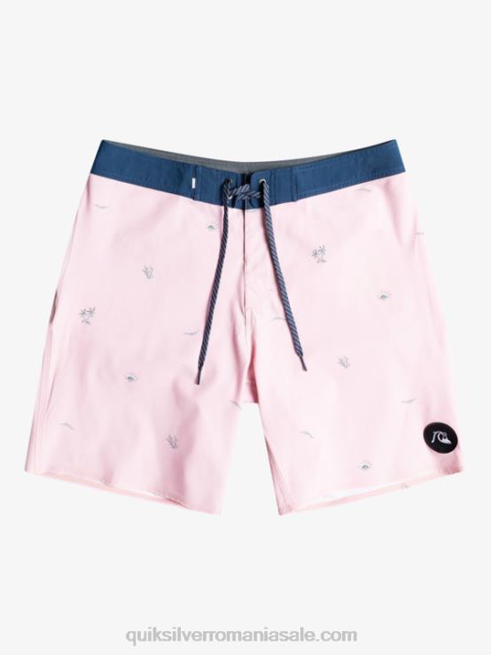 trandafir voalat surfsilk a distanțat 19 boardshorts XT6B1813 bărbați Quiksilver