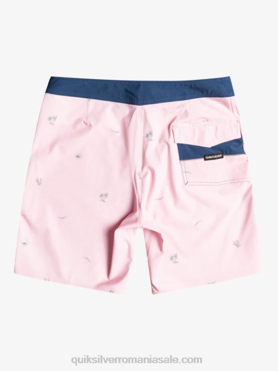 trandafir voalat surfsilk a distanțat 19 boardshorts XT6B1813 bărbați Quiksilver