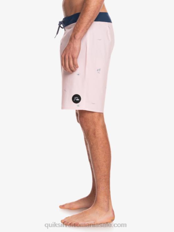 trandafir voalat surfsilk a distanțat 19 boardshorts XT6B1813 bărbați Quiksilver