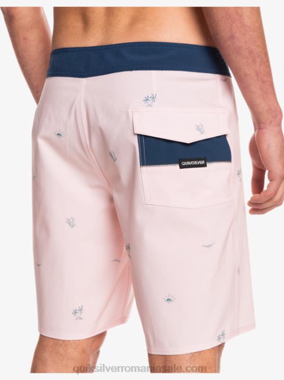 trandafir voalat surfsilk a distanțat 19 boardshorts XT6B1813 bărbați Quiksilver