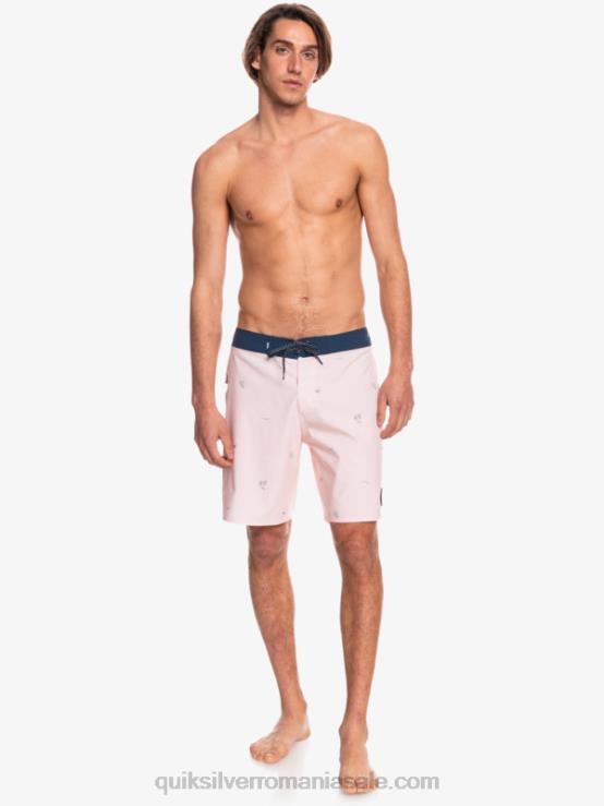 trandafir voalat surfsilk a distanțat 19 boardshorts XT6B1813 bărbați Quiksilver
