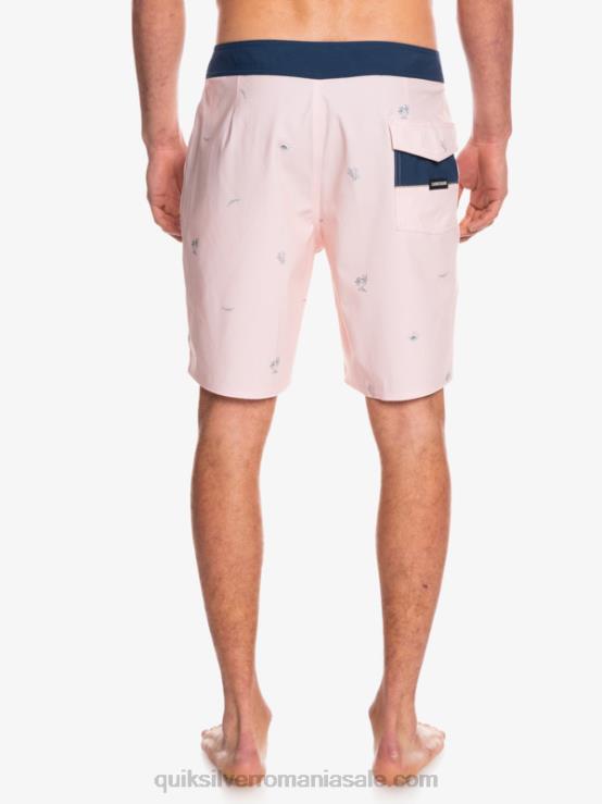 trandafir voalat surfsilk a distanțat 19 boardshorts XT6B1813 bărbați Quiksilver