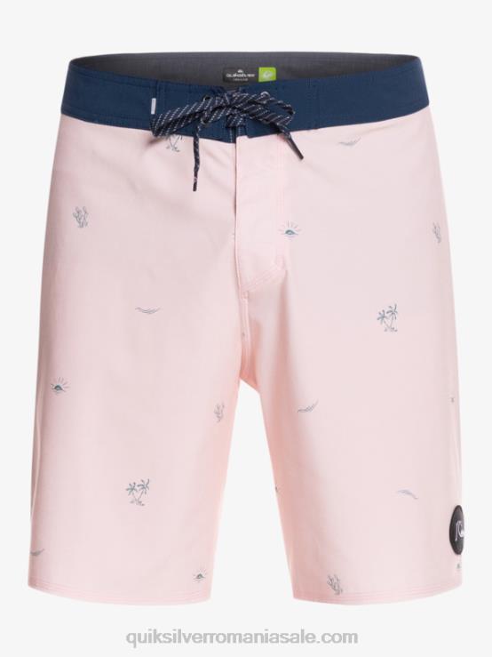 trandafir voalat surfsilk a distanțat 19 boardshorts XT6B1813 bărbați Quiksilver