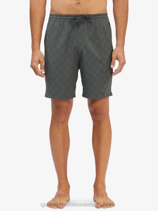 urban chic elastic checker 18 amphibian boardshorts XT6B1853 bărbați Quiksilver