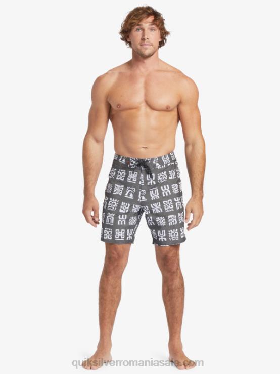 vâslă canal neagră bs waterman channel paddle 20 boardshorts XT6B640 bărbați Quiksilver