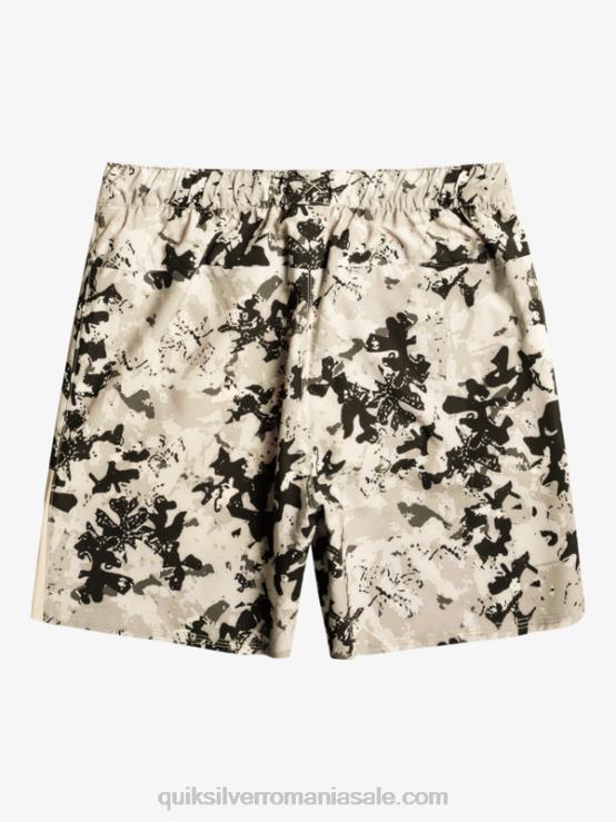 violet cenușiu pantaloni scurți de antrenament omni 17 XT6B793 bărbați Quiksilver