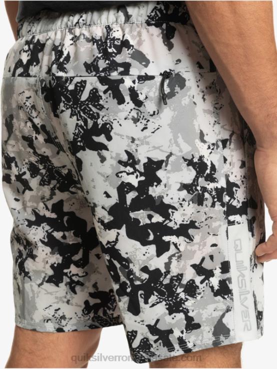 violet cenușiu pantaloni scurți de antrenament omni 17 XT6B793 bărbați Quiksilver