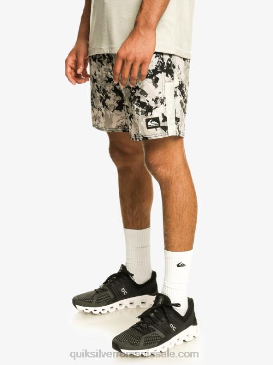 violet cenușiu pantaloni scurți de antrenament omni 17 XT6B793 bărbați Quiksilver
