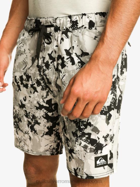 violet cenușiu pantaloni scurți de antrenament omni 17 XT6B793 bărbați Quiksilver