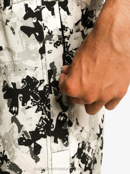 violet cenușiu pantaloni scurți de antrenament omni 17 XT6B793 bărbați Quiksilver