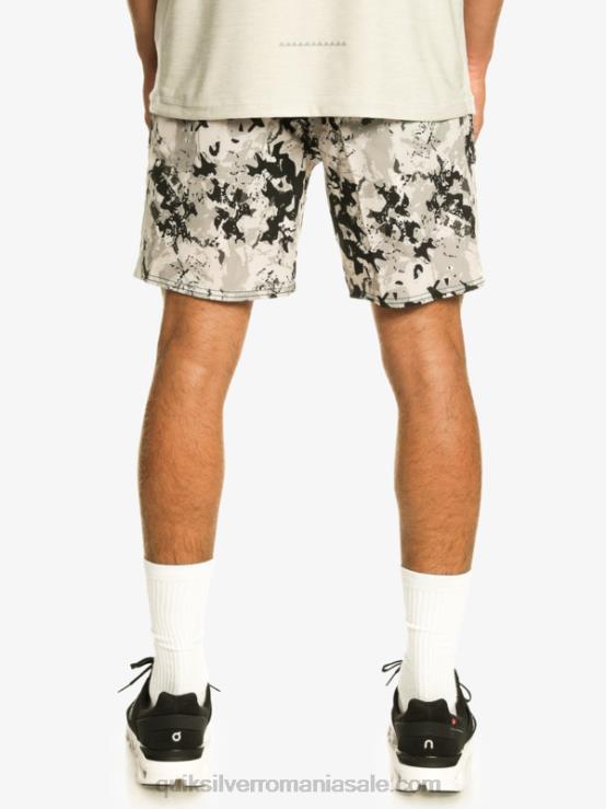 violet cenușiu pantaloni scurți de antrenament omni 17 XT6B793 bărbați Quiksilver
