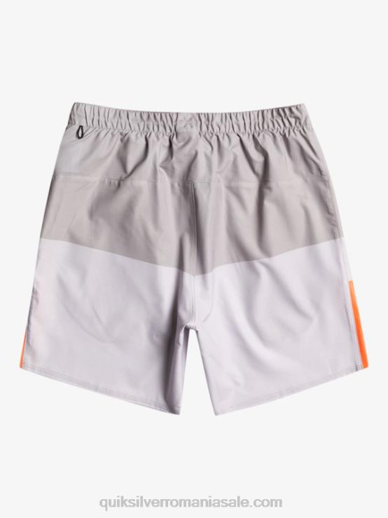 violet cenușiu pantaloni scurți de antrenament omni stretch 17 XT6B828 bărbați Quiksilver