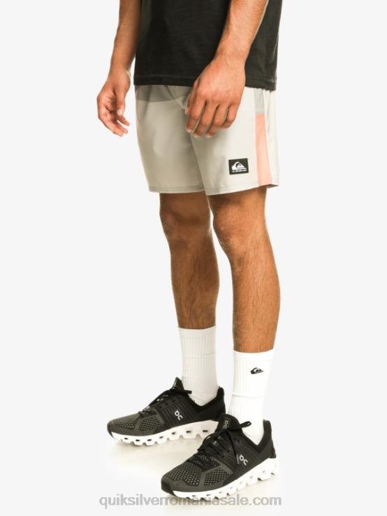 violet cenușiu pantaloni scurți de antrenament omni stretch 17 XT6B828 bărbați Quiksilver